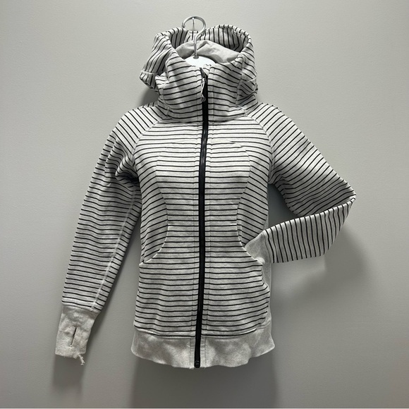 Lululemon scuba hoodie with black stripes - Picture 1 of 14